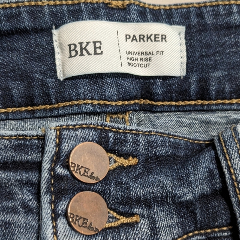SOLD Buckle BKE Parker Universal High Rise Bootcut Jeans Sz 32 Fits Sz 14 - Picture 5 of 6